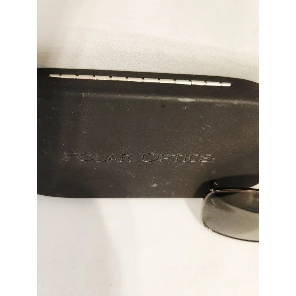 Polar Optics Clip On Sunglasses With Case wear over regular